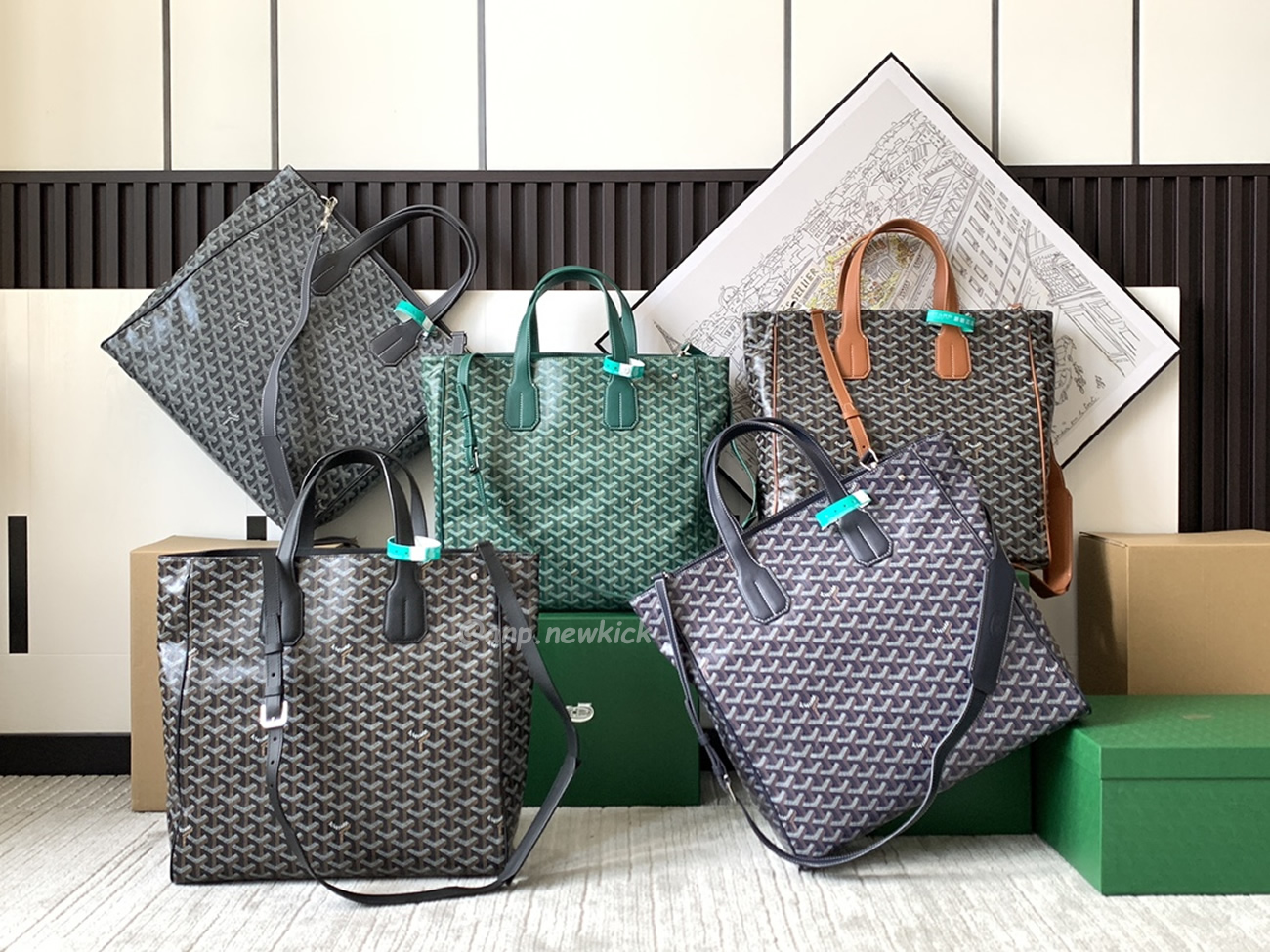 Goyard Cap Voltaire Bag 38.5 Cm X 11.5 Cm X 38 Cm (20) - newkick.cc